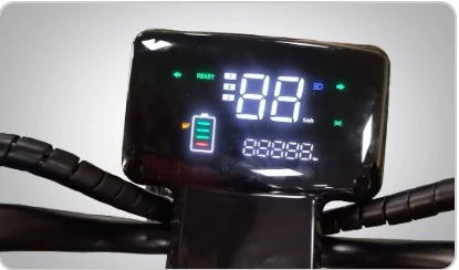 Skyjet Master Car Elektrikli Moped Beyaz - Resim 4