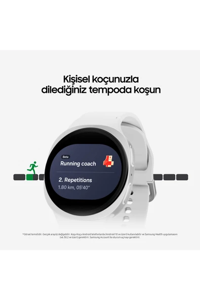 Samsung Galaxy Watch8 44mm Gümüş - Resim 5