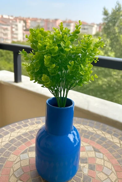 18 DALLI 45 CM YAPAY BÜYÜK ŞİMŞİR EV VAZO DEKOR ARANJMAN SÜSÜ ürün görseli 1