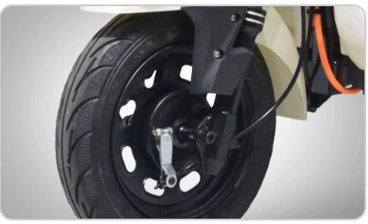 Skyjet Master Car Elektrikli Moped Beyaz - Resim 6