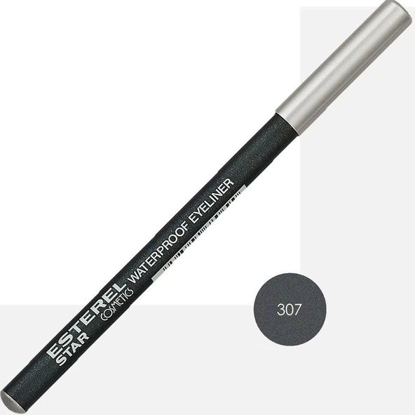 Esterel Waterproof Eyeliner No: 307 Simli Gri ürün görseli 1