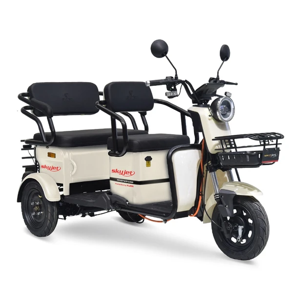 Skyjet Master Car Elektrikli Moped Beyaz ürün görseli 1