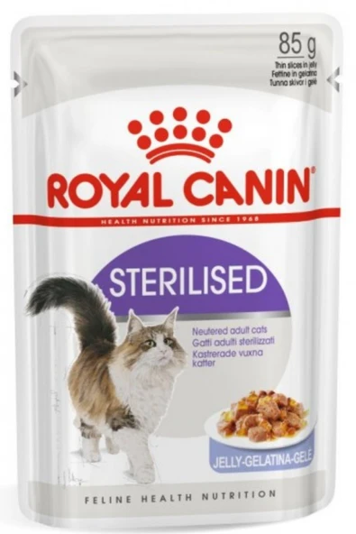 Royal Canin Sterilised Jelly Kısırlaştırılmış Yaş Kedi Maması 85 Gr ürün görseli 1