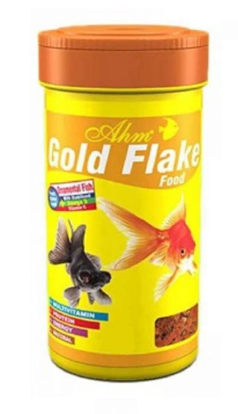 Ahm Gold Flake Food Japon Balığı Yemi 250 Ml ürün görseli 1