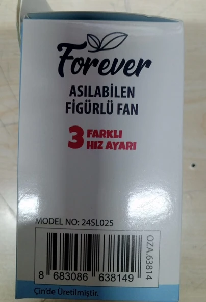 ASILABİLEN FİGÜRLÜ FAN - Resim 2