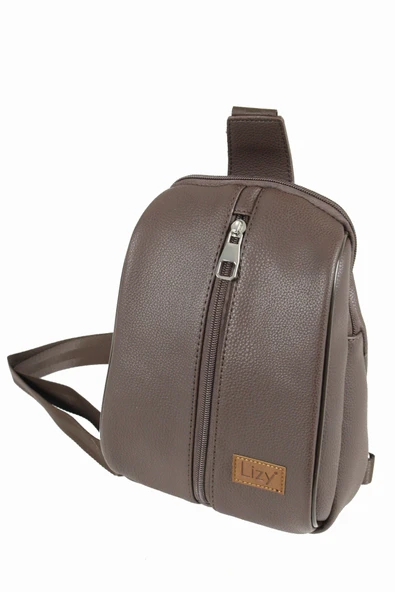 Lizy 1061 Suni Deri Unisex Body Bag, Omuz Çantası ürün görseli 1