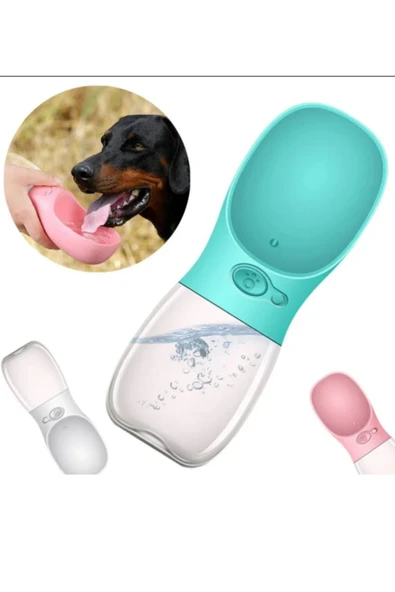 Taşınabilir Köpek Su Şişesi – Dökülme Önleyici Kapaklı, Saplı Seyahat Dostu Evcil Hayvan Su Kabı, Karışık Renk (Stok Durumuna Göre) ürün görseli 1