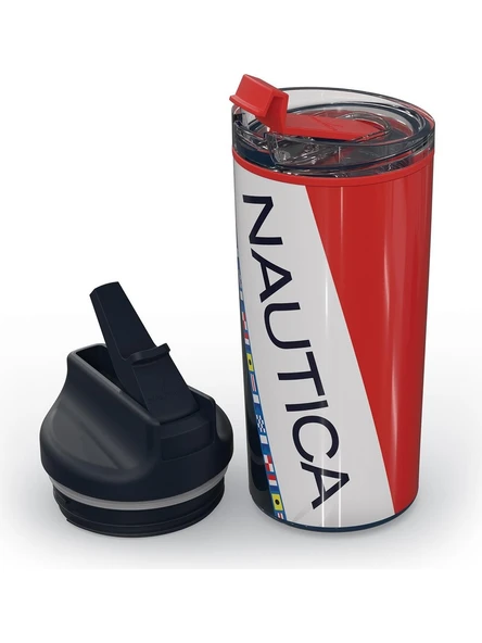 Nautica NTM02 Sport Termos Paslanmaz Çelik 950 ml Navy Flags ürün görseli 1