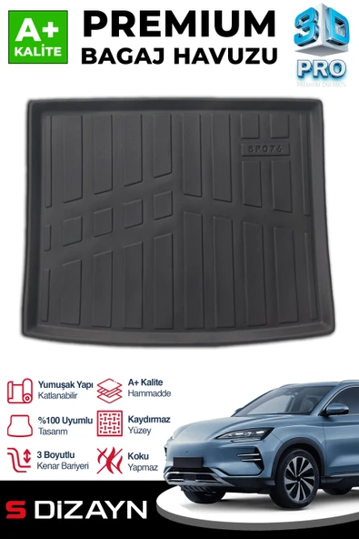S-Dizayn BYD Seal-U 3D Pro Bagaj Havuzu Alt Bagaj 2024 Üzeri A+ Kalite ürün görseli 1