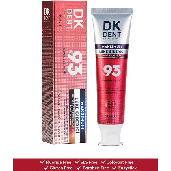 Dermokil Dk Dent Diş Macunu Maximum Staın Clear 75 Ml ürün görseli 1