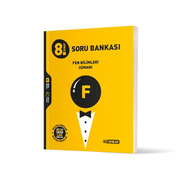 Hız 8. Sınıf UZMAN Fen Bilimleri Soru Bankası ürün görseli 1