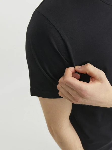Jack Jones Basıc Strec Fit Erkek Tişört 12058529 - Resim 7
