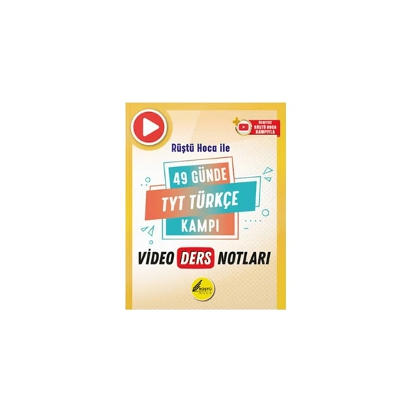 Rehber Matematik 49 Günde Tyt Türkçe Video Ders Notları ürün görseli 1