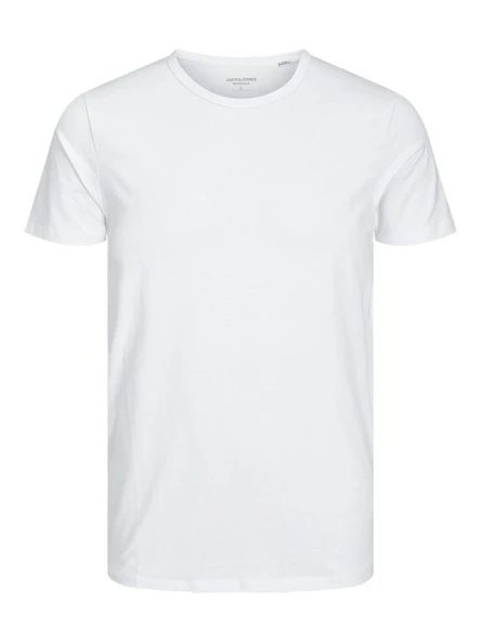 Jack Jones Basıc Strec Fit Erkek Tişört 12058529 - Resim 4