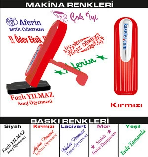 KÜÇÜK FLASH CEP KAŞE KIRMIZI ürün görseli 1