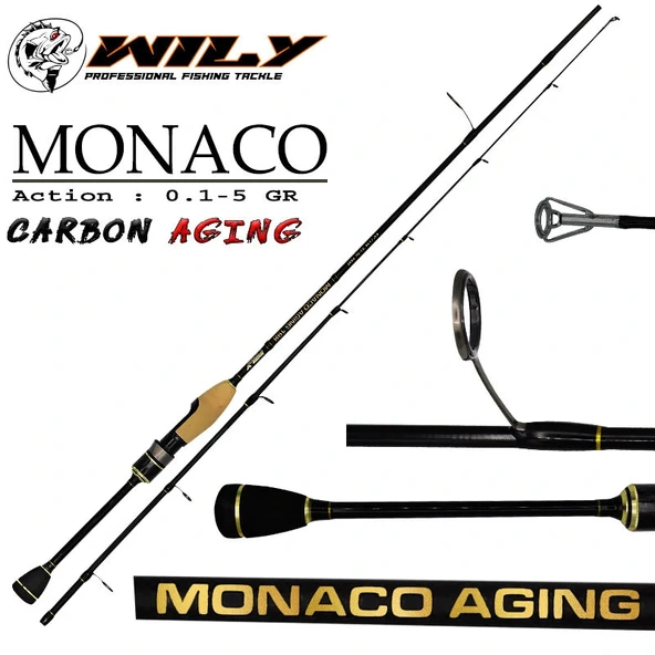 Wily Monaco 210cm Aging Kamışı 0,1-5 gr - Resim 4