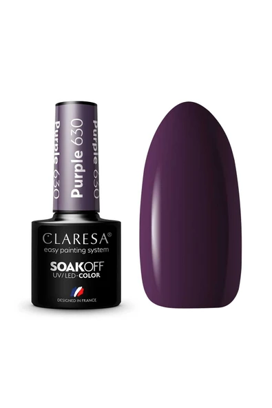 Claresa Kalıcı Oje Derin Koyu Mor 630 5gr ürün görseli 1