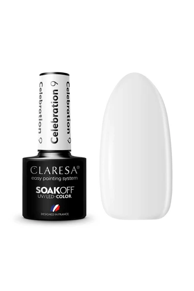 Claresa Kalıcı Oje Yarı Şeffaf Beyaz 09 5gr ürün görseli 1