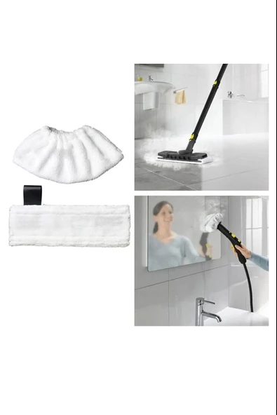 Karcher SC2 EasyFix Uyumlu 10'lu Mop Bezi Takımı - Resim 2