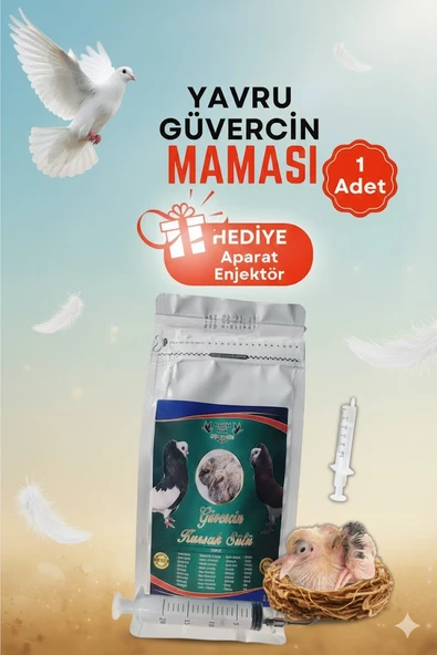 Güvercin Elle Besleme Maması 1 KG + Şırınga ve Çelik Uç ürün görseli 1