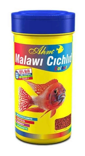 Ahm Malawi Cichlid Granulat Colour Balık Yemi 250 ml ürün görseli 1