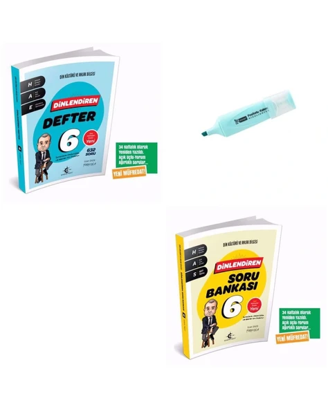6.Sınıf Eker Test Din Kültürü Dinlendiren Defter Ve Soru Bankası ürün görseli 1