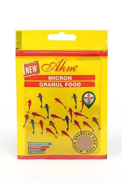 Ahm Micron Granul Food Balık Yemi 15 Gr ürün görseli 1