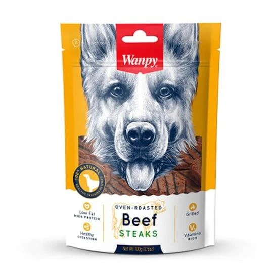Wanpy Izgara Dana Biftek Köpek Ödülü 100gr ürün görseli 1