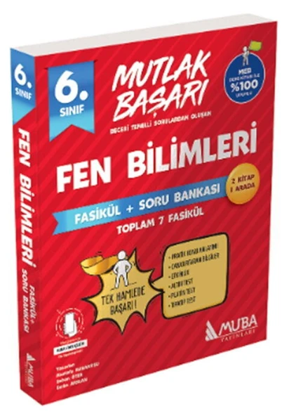 Muba Yayınları 6. Sınıf Fen Bilimleri Fasikül Soru Bankası ürün görseli 1