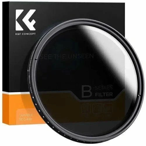 K&F Concept 52mm B-SERIES ND2-ND400 (1 ile 9 Stop) ND Filtre ürün görseli 1