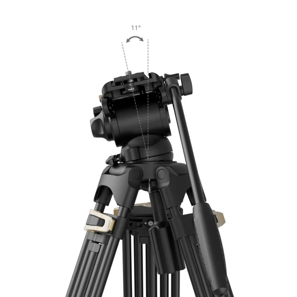 SmallRig 4686 AD-01S  Profesyonel Video Tripod Kiti - Resim 4