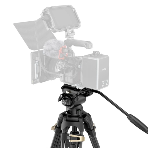 SmallRig 4686 AD-01S  Profesyonel Video Tripod Kiti - Resim 8
