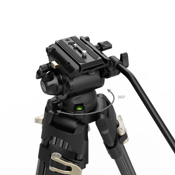 SmallRig 4686 AD-01S  Profesyonel Video Tripod Kiti - Resim 7