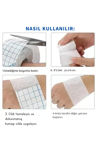 Esnek Tıbbi Flaster 10m*10 Cm - Resim 5