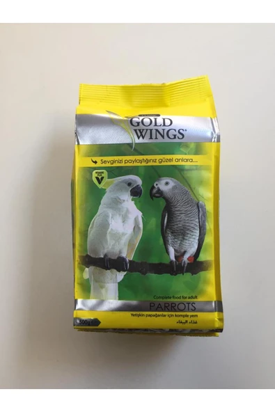 GOLD WINGS Yetişkin Papağan İçin Komple Yem 500g. ürün görseli 1
