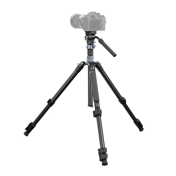 SmallRig 4221 Karbon Seyahat Video Tripod - Resim 3