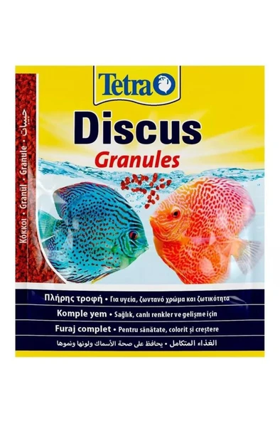 Tetra Discus Granules 15gr Skt :11/2027             Orjinal Anadolu Pet Ürünüdür ürün görseli 1