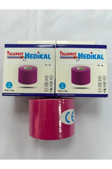 KİNESİO AĞRI BANDI PEMBE 2 ADET ürün görseli 1