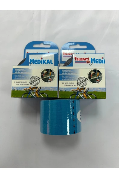 KİNESİO AĞRI BANDI MAVİ 2 ADET ürün görseli 1