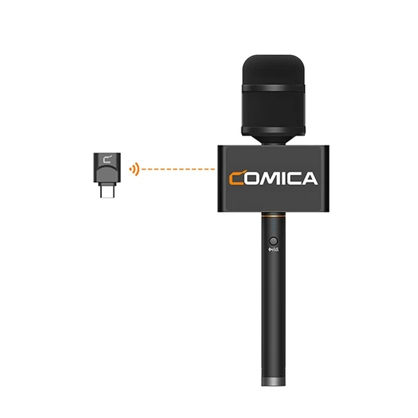COMICA Revo S Kablosuz Ropörtaj Mikrofonu USB-C + Lightning Girişli Telefonlar için ürün görseli 1