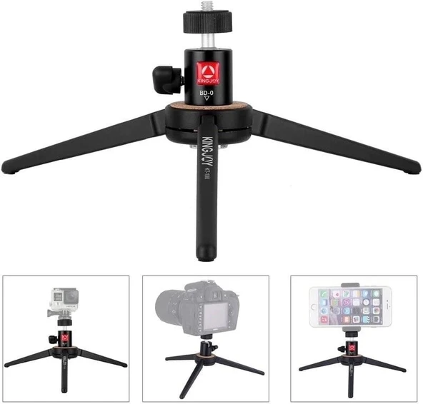 Kingjoy KT-100+BD-0 Masa üstü Tripod ürün görseli 1