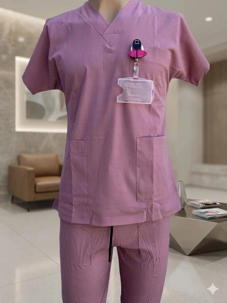 DOKTOR HEMŞİRE SCRUBS ÜNİFORMA LİGRALI ürün görseli 1