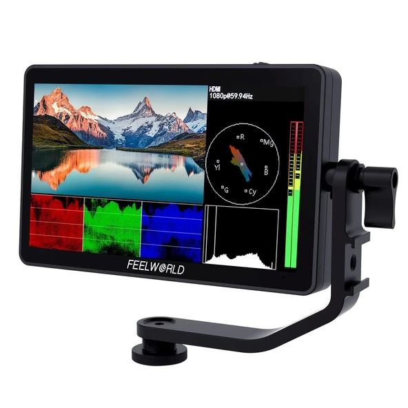 FEELWORLD F6 PLUS 6 inç  3D LUT Kamera  Alan Monitörü 1920x1080 HD 4K HDMI ürün görseli 1