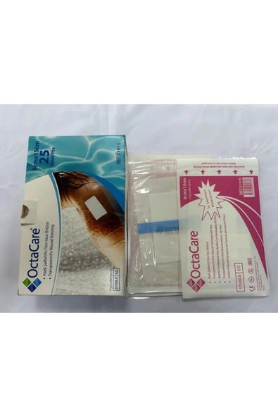 Su geçirmez banyo ve dövme bandı 9x15 cm 2 adet ürün görseli 1