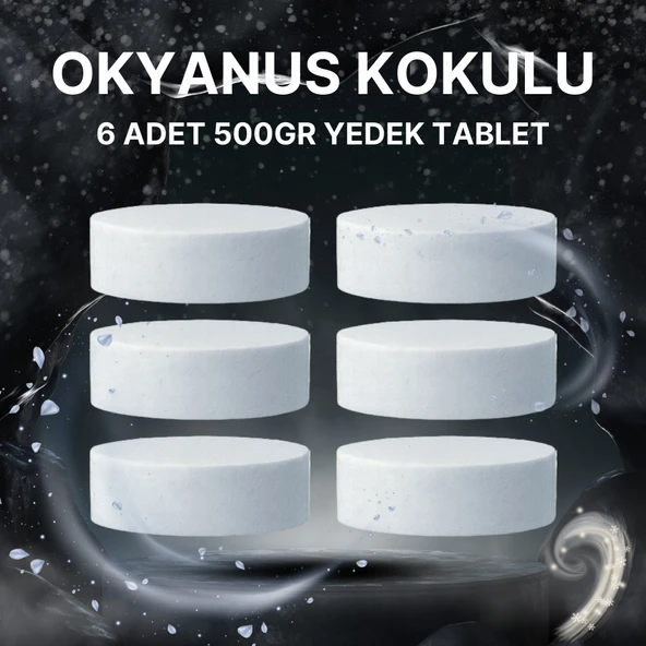 3 Adet 2x500Gr - OKYANUS - Nem Alıcı Rutubet Giderici Yedek Tablet ürün görseli 1