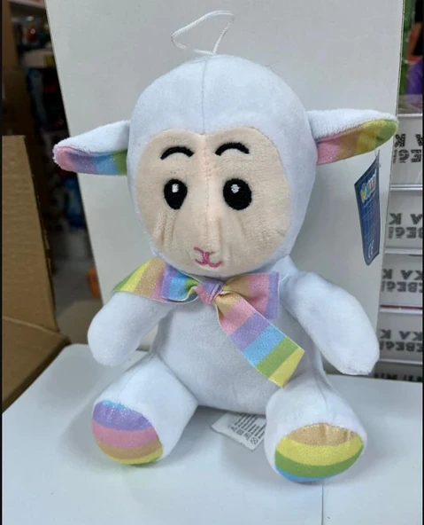 Oyuncak Peluş Sevimli Uyku Arkadaşı Kuzu 20 cm ürün görseli 1