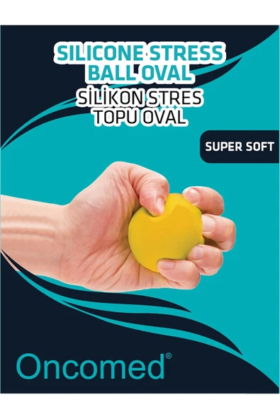 Silikon Stres Topu Sarı Ultra Soft ürün görseli 1