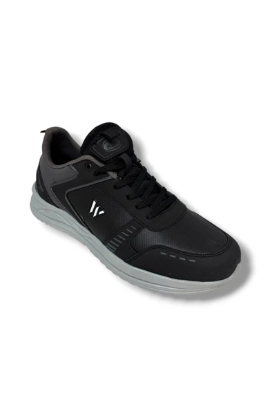 Magg Point 5310-26 Deri Trend Erkek Sneaker Siyah Gümüş 45-47 ürün görseli 1