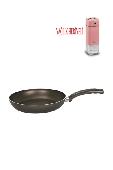 Mehtap Teflon Tava 32 CM ve Pembe Sosluk Yağlık ürün görseli 1
