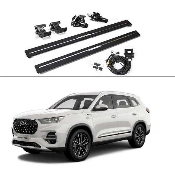 AUTOGP Chery tiggo 8 yan basamak koruma elektrikli katlanır 2021+ ürün görseli 1
